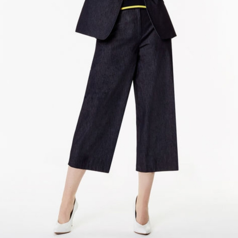 🆕️Karen Millen indigo denim  culottes